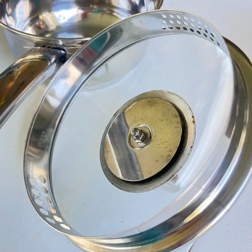 Ecolution Stainless Steel 1 Qt Saucepan With Glass Lid & Pour Spouts Pots & Pans